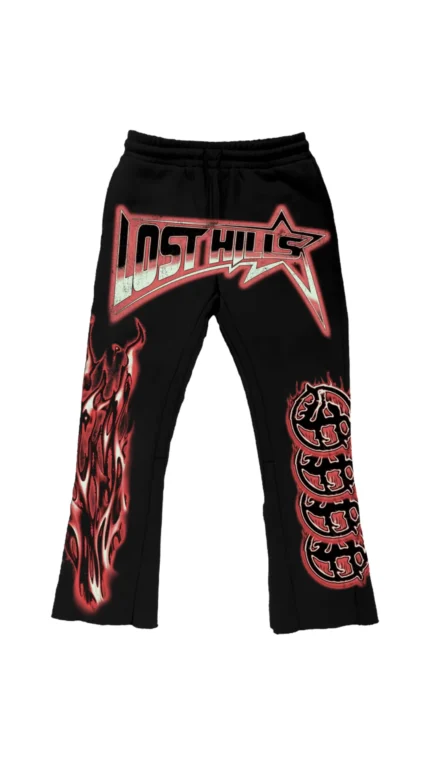 LH FLAMES FLARE SWEATS RED