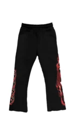 LH FLAMES FLARE SWEATS RED - Image 2